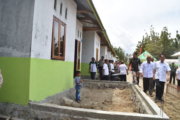 Bupati Nelson Resmikam 75 Unit Rumah Program BSPS di Kecamatan Mootilango