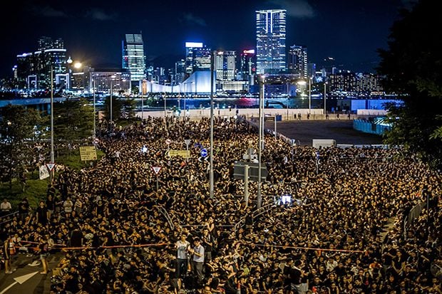 7 Deretan Gerakan Demonstrasi Besar-besaran di Hong Kong