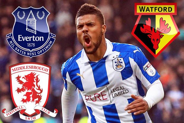Elias Kachunga dipermanenkan oleh Huddersfield Town. (Foto-thesun.co.uk)