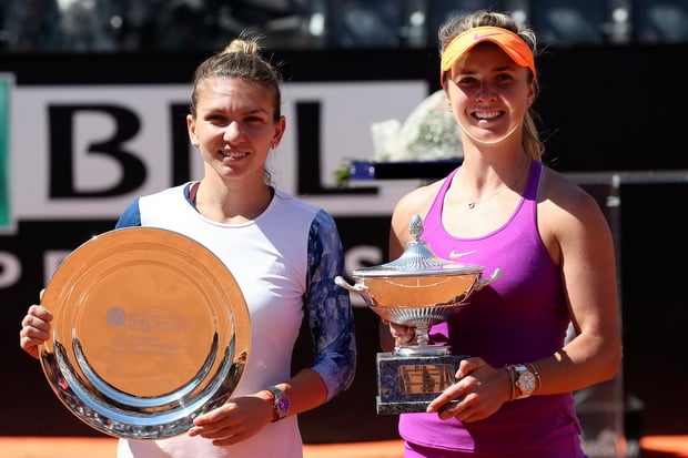 Elina Svitolina dan Simona Halep
