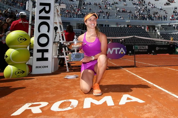 Elina Svitolina raih trofi Roma Masters 2017