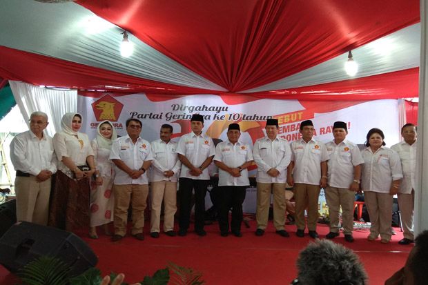 Pasangan Eramas Hadiri Perayaan HUT Partai Gerindra