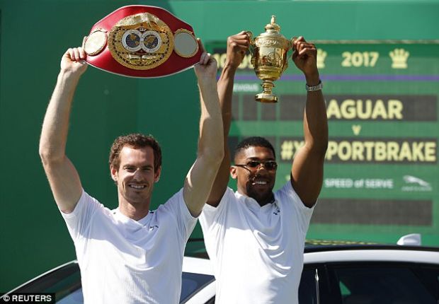 Andy Murray Layani Pukulan Mematikan Anthony Joshua
