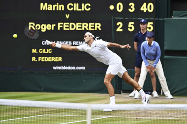 Federer Stands Tallest of Wimbledon's History Man