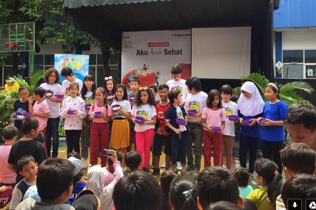 Seru! Cooking Camp Ajak Siswa SD Buat Menu Makan Sehat