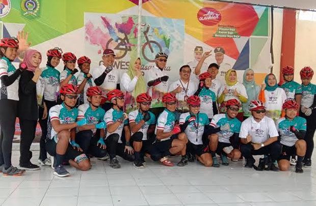 Pesan Perdamaian dari Gowes Nusantara 2019 di Bima