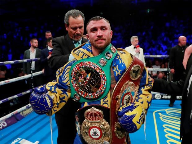 Jatuhkan Campbell, Lomachenko Lengkapi Gelar Rebut Sabuk WBC