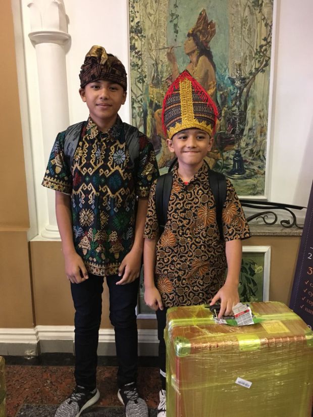 Ramaikan Program F4F, Dua Duta Cilik Indonesia Tiba di Rusia
