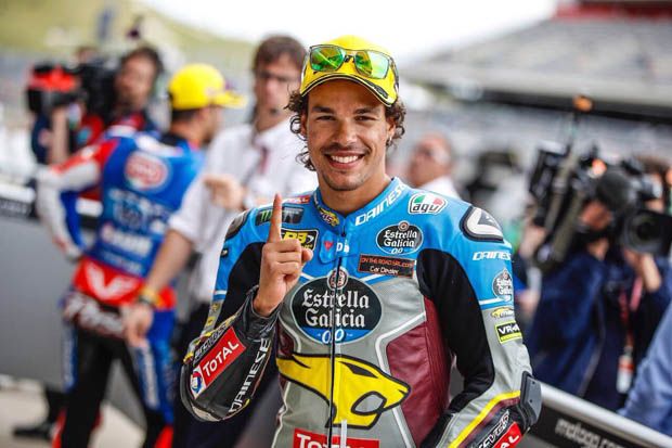 Franco Morbidelli (Marc VDS Racing) di Moto2 2017. (Foto-Marc VDS)
