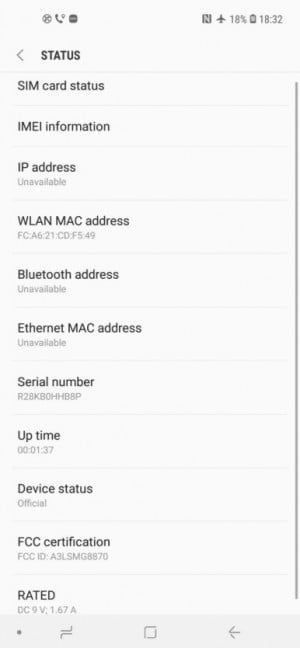 FCC Sertifikasi Samsung Galaxy A8s, Screenshot Ungkap Posisi Kamera