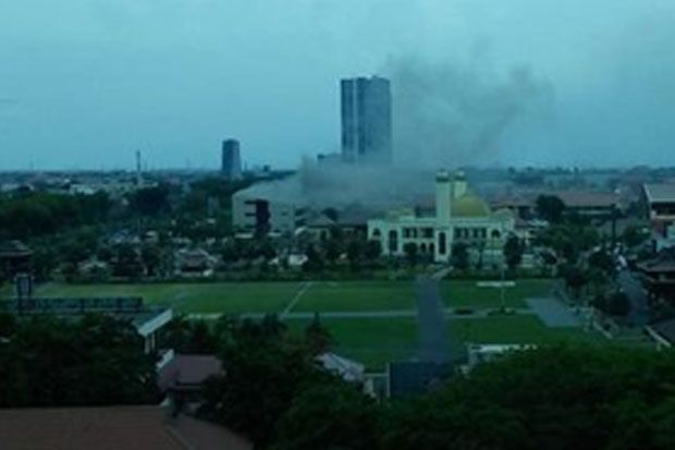Gedung Lantai 3 RS Bhayangkara Polda Jatim Kebakaran, Petugas Panik