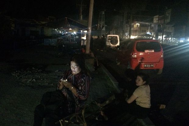 Gempa juga Dirasakan di Berastagi, Warga Berhamburan Menyelamatkan Diri