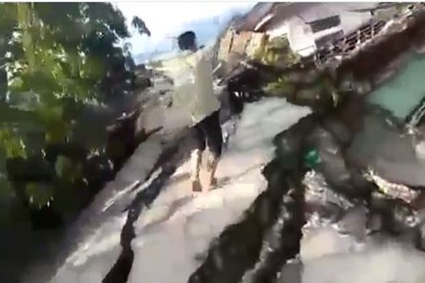 Dahsyatnya Gempa Palu Benamkan Permukiman Warga ke Perut Bumi