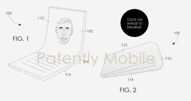Google Hadirkan Ponsel Layar Lipat dalam Tampilan Paten