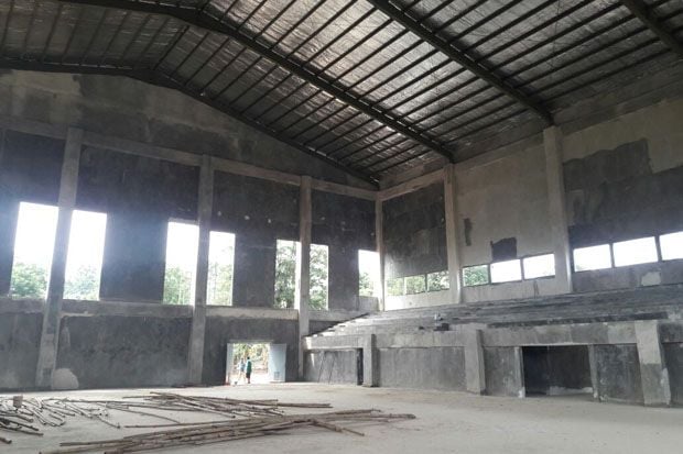 Parah! Pembangunan GOR Jonggol Dibiarkan Terbengkalai