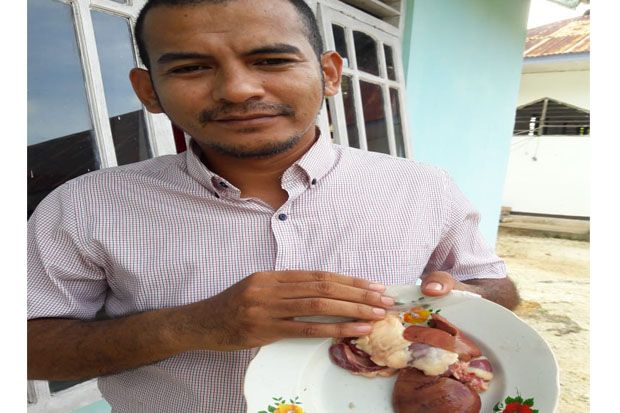 Heboh Hati Ayam di Semau NTT Bertuliskan Huruf dan Angka