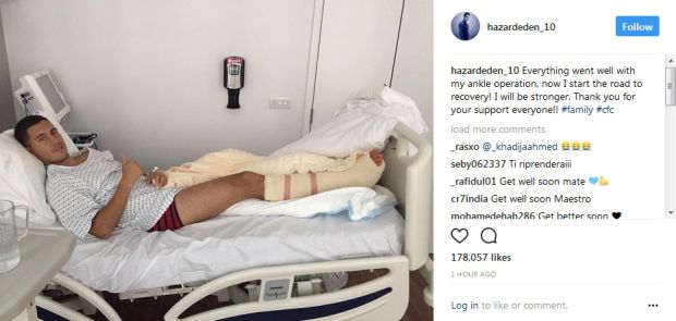 Eden Hazard Bakal Absen di Awal Musim