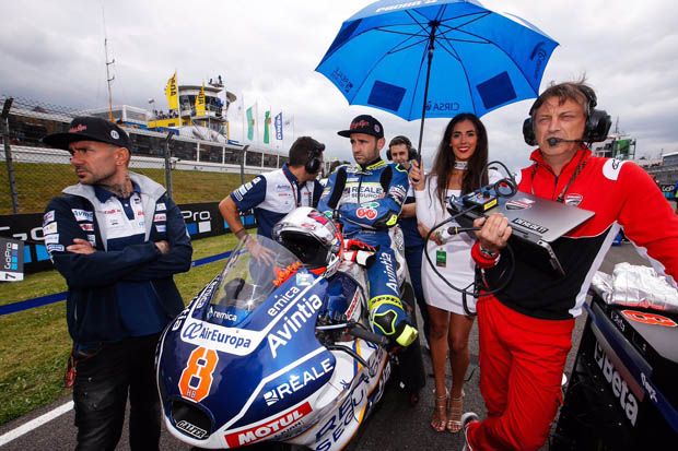 Hector Barbera di grid start lomba MotoGP Jerman 2017 sirkuit Sachsenring. (Foto-Avintia Racing Ducati)
