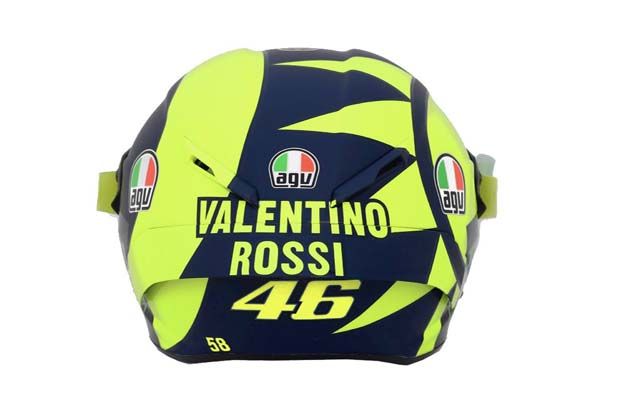 Ini Helm Baru Valentino Rossi di MotoGP 2018