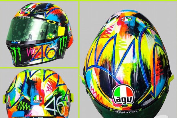 Tes Pramusim di Sepang, Valentino Rossi Bakal Pamer Helm Baru