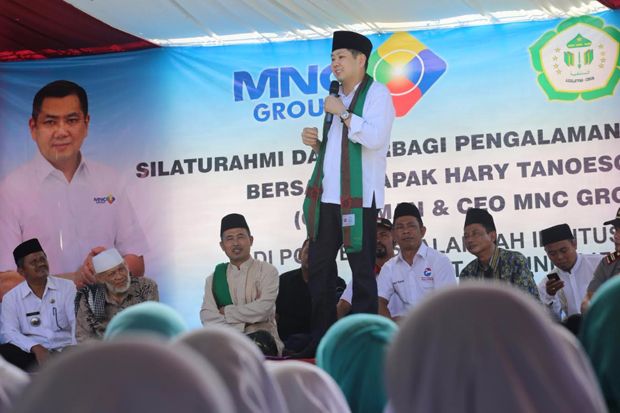 Silaturahmi ke Ponpes Assalafiyah Garut, HT Ungkap Kunci Memajukan Indonesia