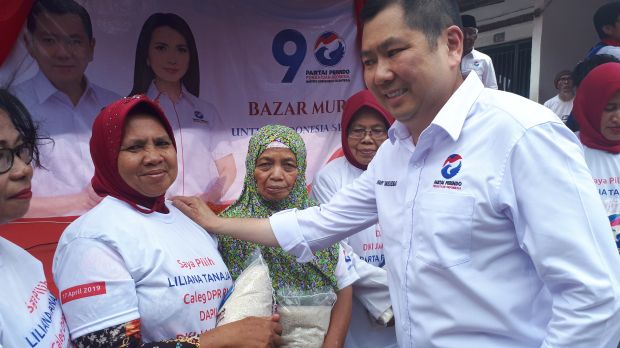 Bagikan 400 Ton Beras, Bazar Murah Nasional Perindo Pecahkan Rekor MURI
