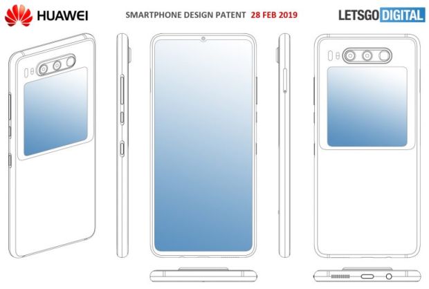 Render Huawei Mate 30 yang Bocor Ungkap Desain Dual-Display