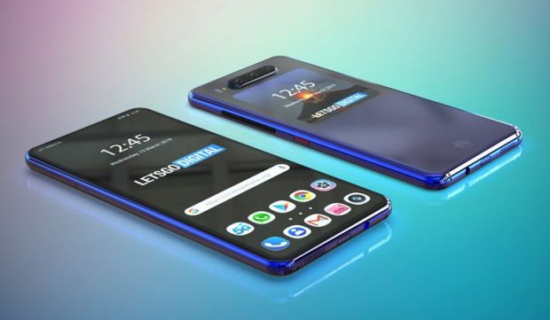 Render Huawei Mate 30 yang Bocor Ungkap Desain Dual-Display