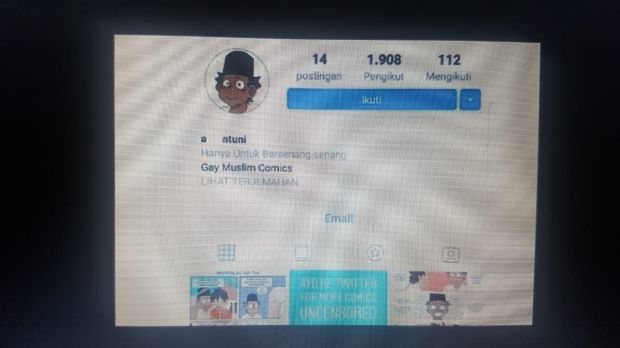 Akun Instagram Gay Muslim Comics Gemparkan Jagat Maya