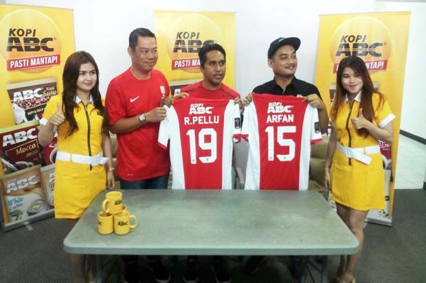 Jumpa pers PSM Makassar dengan sponsornya, Kopi ABC. (Foto/Koran SINDO/Agus Nyomba)