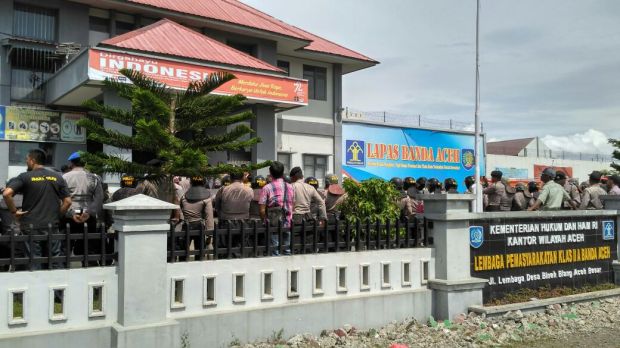 Napi Mengamuk Lapas Banda Aceh Dibakar