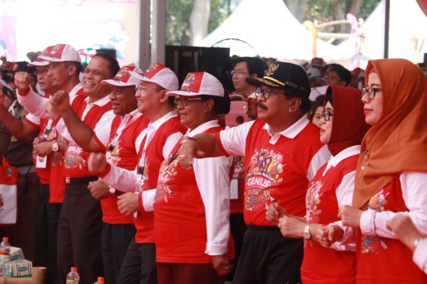 Ribuan Anak Bergembira Rayakan Puncak Hari Anak Nasional di Pasuruan