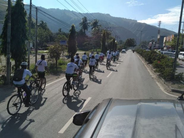 Usung Pesan Persaudaraan Sepeda Nusantara di Jayapura Diikuti Atlet PON Papua
