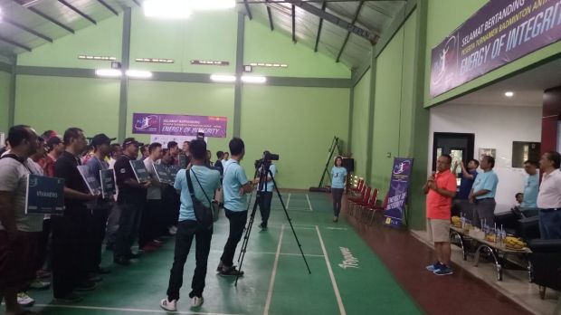 22 Tim Media Panaskan Turnamen Bulu Tangkis PLN Cup 2018