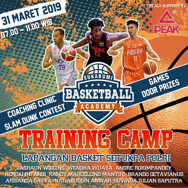 Jaring Pebasket Muda Berbakat di Sukabumi, Wendha Wijaya Gelar Training Camp
