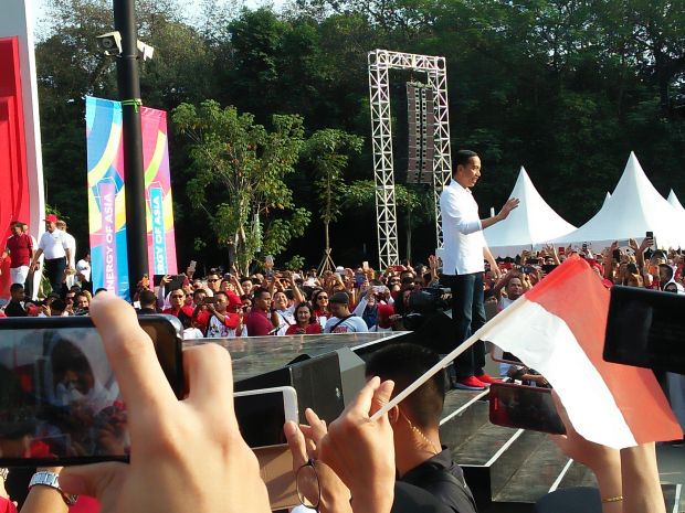 Presiden Jokowi Doakan Atlet Asian Games Berprestasi