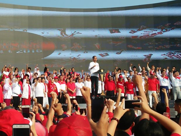 Presiden Jokowi Doakan Atlet Asian Games Berprestasi