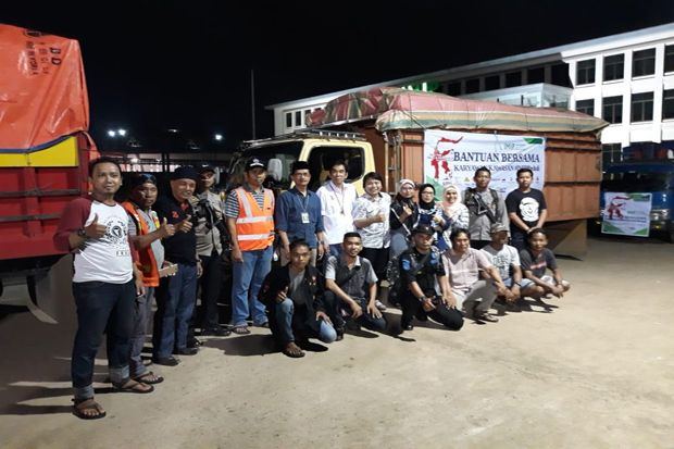 IMIP Kirim Tikar dan Susu Bayi untuk Korban Gempa Sulteng