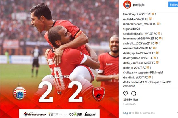 Netizen Sindir Wasit dan Persija