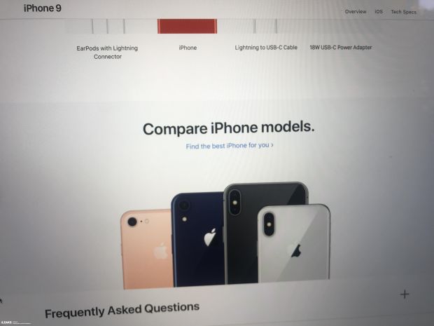 Halaman Promosi Pembelian Apple iPhone 9 Diumbar di Internet