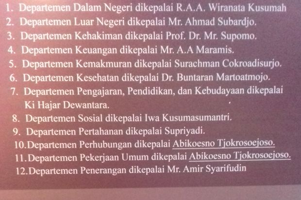 Mengenal Abikoesno Tjokrosoejoso, Menhub Pertama RI