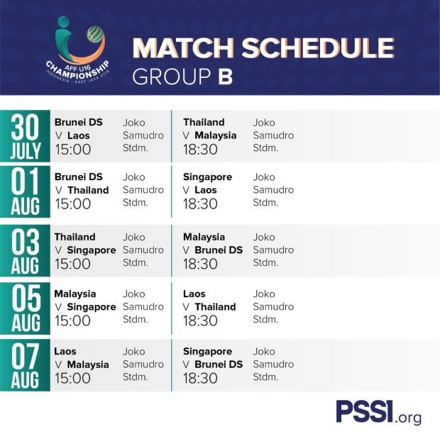 Ini Jadwal Lengkap Pertandingan Timnas Indonesia U-16 di Piala AFF U-16 2018