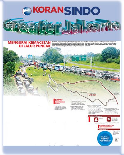Bangun Jalur Lintas Selatan Solusi Urai Kemacetan Kawasan Puncak