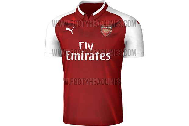 Terkuak, Jersey Arsenal Musim 2017/2018