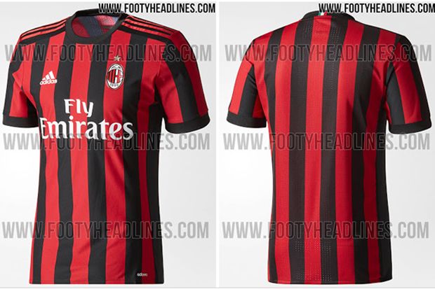 AC Milan Kenakan Jersey Model Klasik di Musim Depan