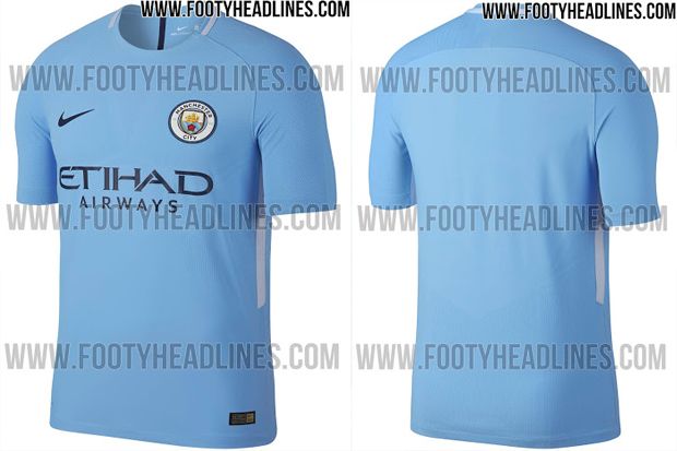 Manchester City Perlihatkan Jersey Musim 2017/2018