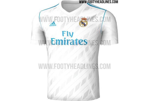 Nuansa Biru Hiasi Jersey Real Madrid Musim 2017/2018