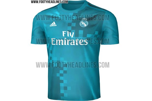 Nuansa Biru Hiasi Jersey Real Madrid Musim 2017/2018