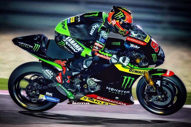 Jonas Folger (Tim Monster Tech 3 Yamaha) dalam tes pramusim III MotoGP 2017 di Sirkuit Losail Qatar. (Foto-Monster Tech 3 Yamaha) 2