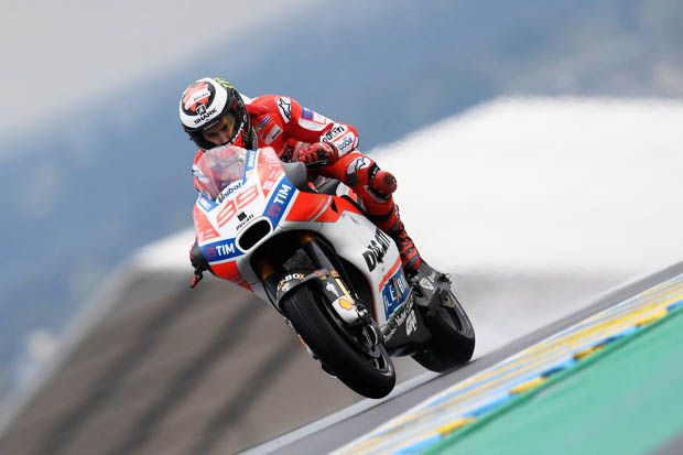 Jorge Lorenzo (Ducati Corse) pada akhir pekan MotoGP Prancis 2017. (Foto-Ducati)